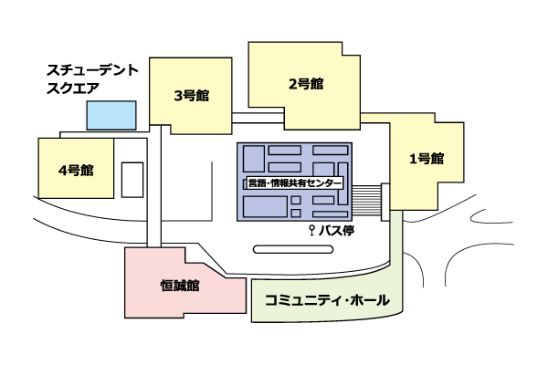 愛知産業大学案内図